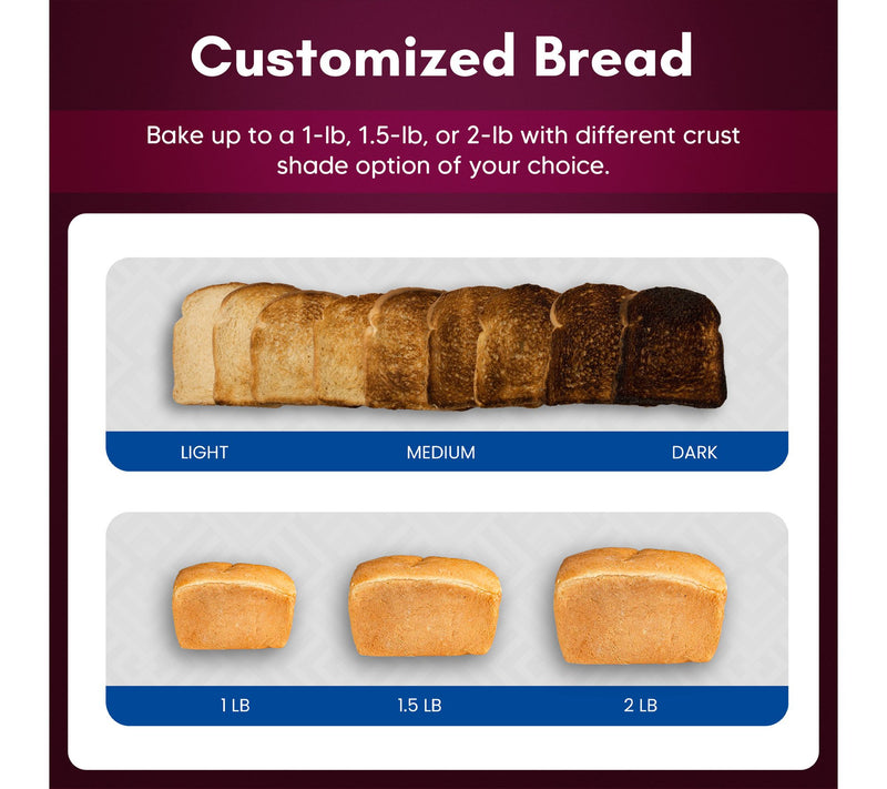 Elite Cuisine Bread Maker w/ CERALAST Ceramic Pan & Blade — View 6