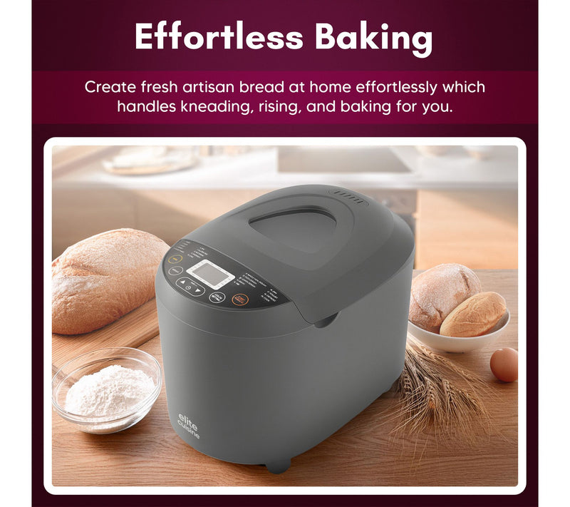 Elite Cuisine Bread Maker w/ CERALAST Ceramic Pan & Blade — View 2