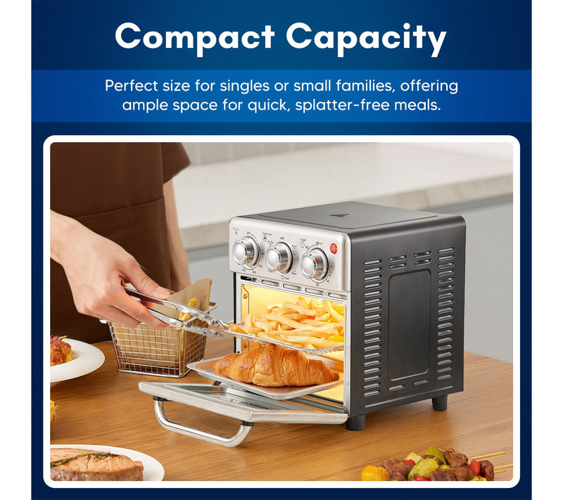 Elite Cuisine 8L Air Fryer Convection Toaster Oven w/ Broiler — View 7