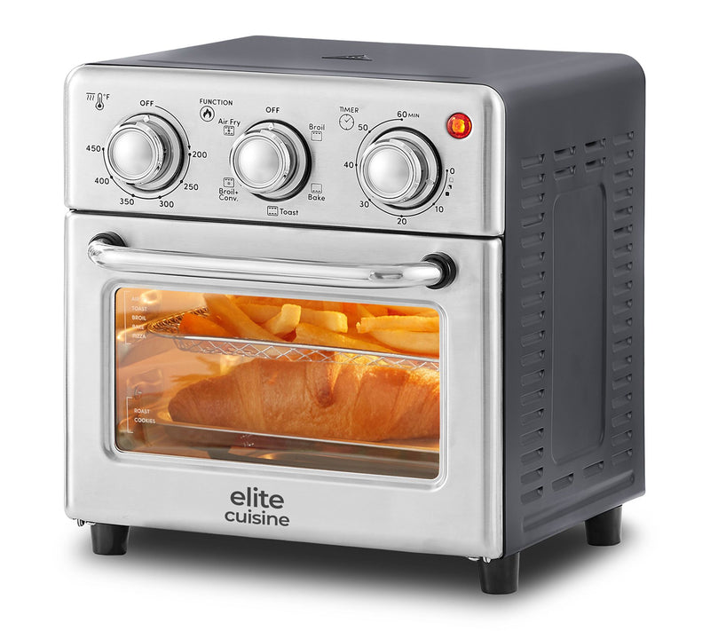 Elite Cuisine 8L Air Fryer Convection Toaster Oven w/ Broiler — Main view