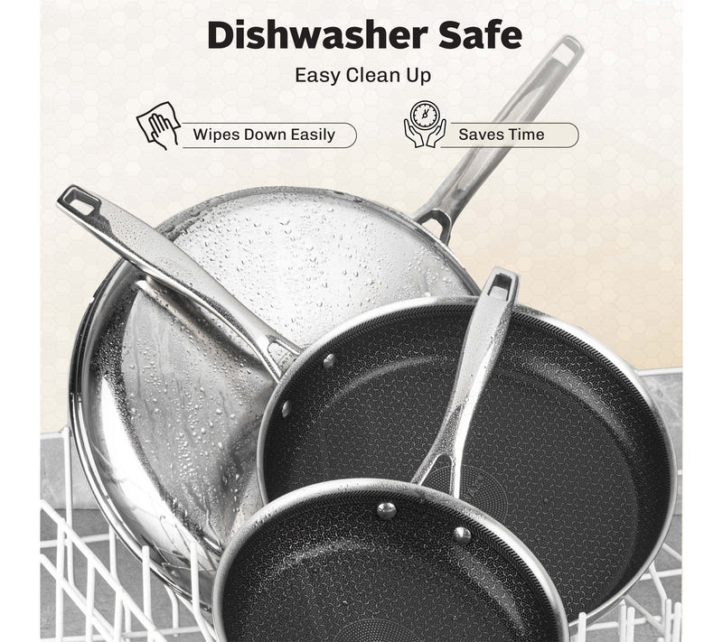 Ceramax 3 Piece Frying Pan Set with Ceramic Etched Design — View 11