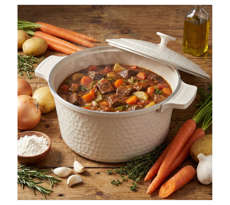Gotham Steel 5 Quart Nonstick Ceramic HammeredDutch Oven — View 3