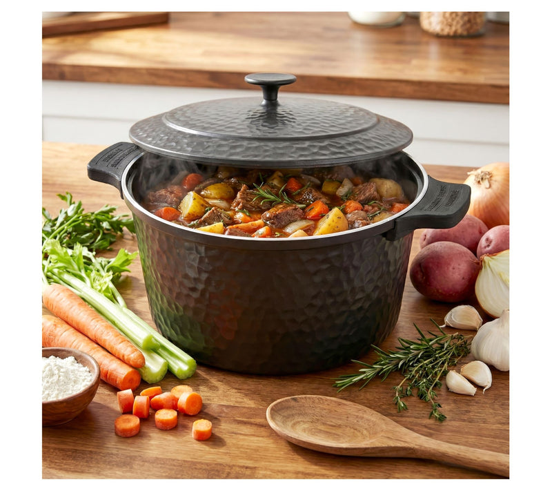 Gotham Steel 5 Quart Nonstick Ceramic HammeredDutch Oven — View 4