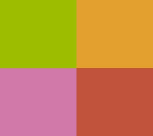 ban.do High Ball Glasses, Colorblock — View 4