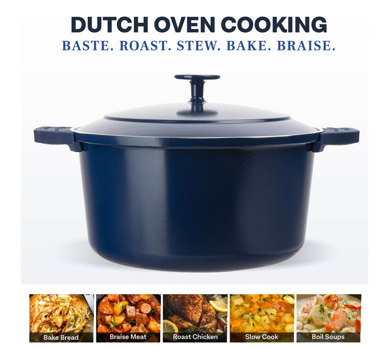 Gotham Steel 5 Quart Ceramic Nonstick Lightweig ht Dutch Oven — View 2