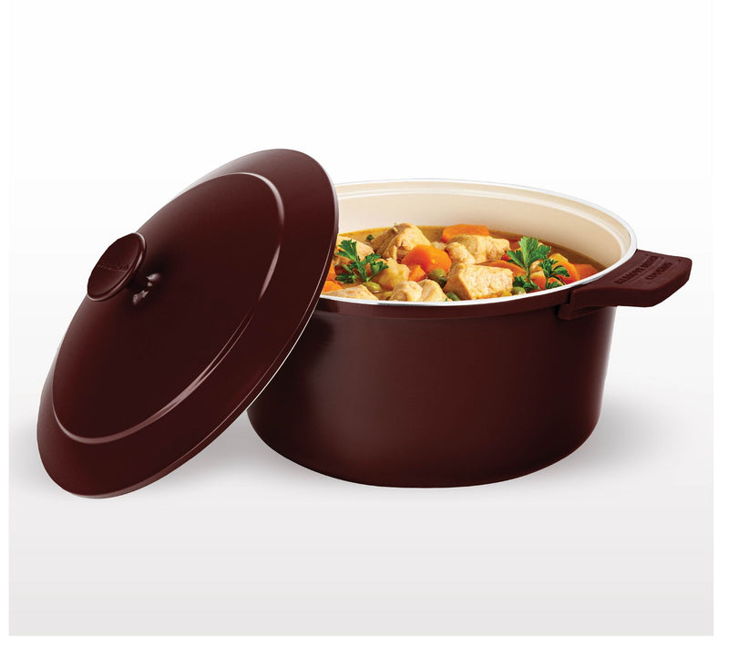Gotham Steel 5 Quart Ceramic Nonstick Lightweig ht Dutch Oven — View 16