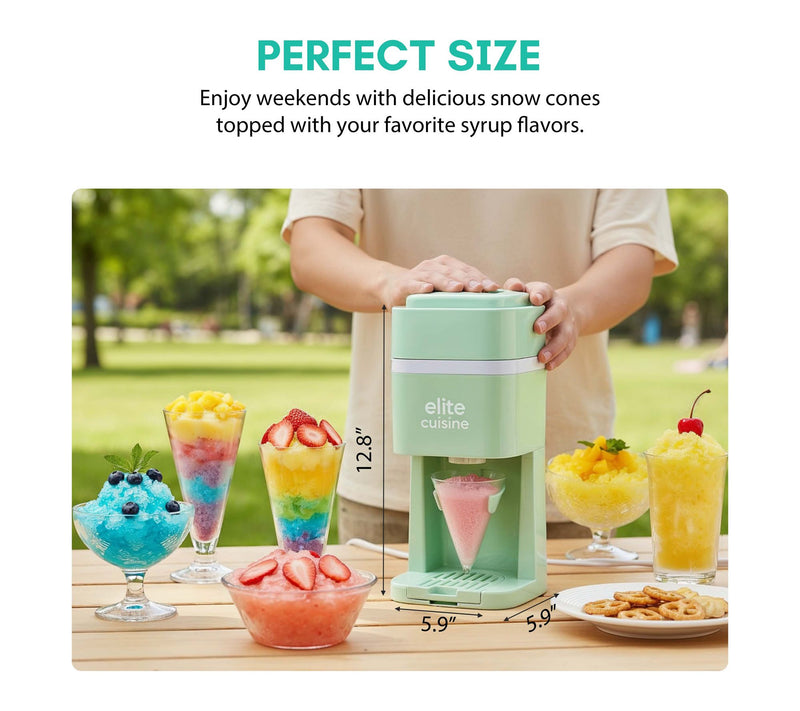 Elite Cuisine Shaved Ice & Snow Cone Maker — View 5