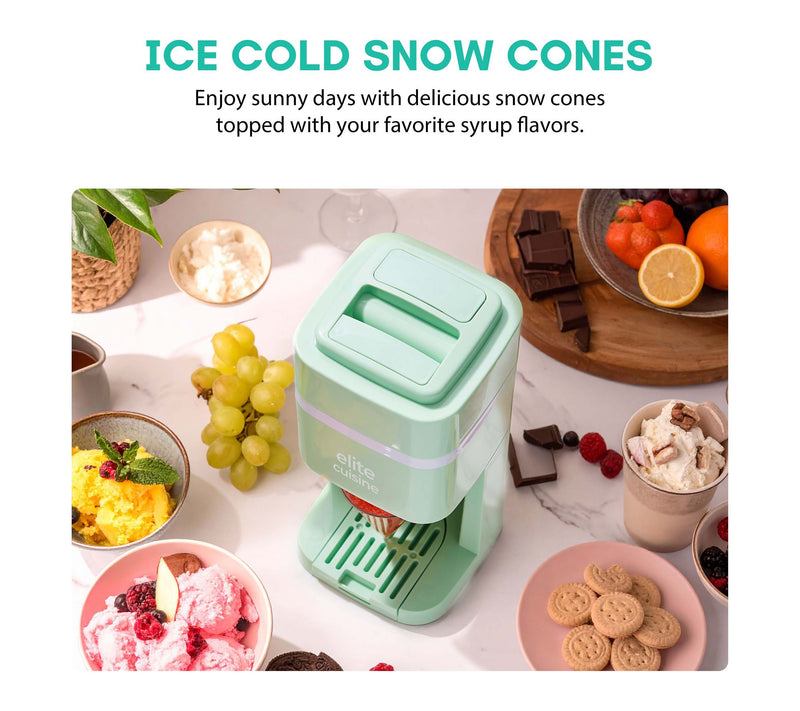 Elite Cuisine Shaved Ice & Snow Cone Maker — View 4