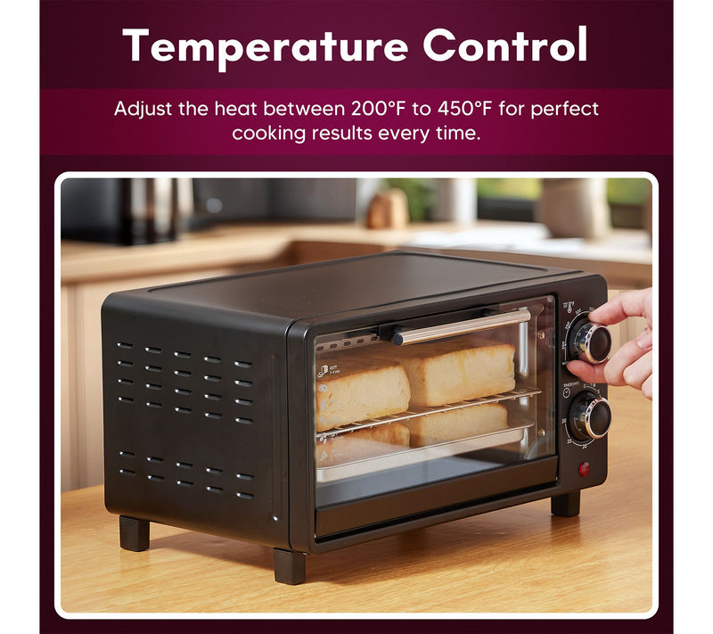 Elite Cuisine 4-slice 9.5 QT Toaster Oven Broiler — View 4