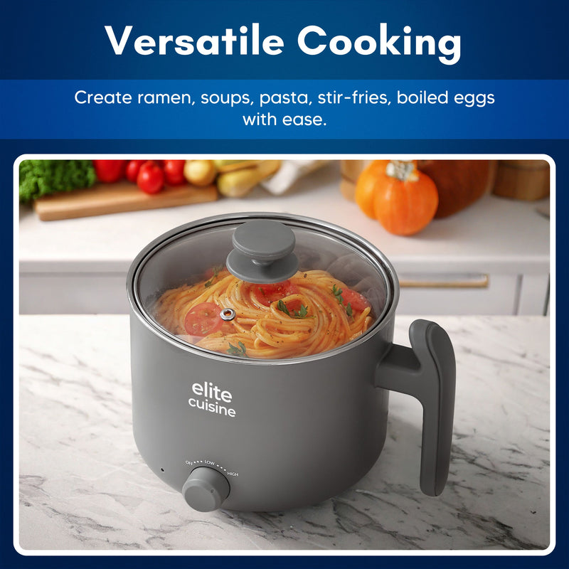 Elite Cuisine 1.25qt Noodle Express Hot Pot — View 6