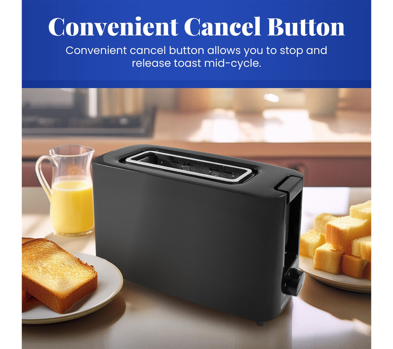 Elite Cuisine Single Slice Toaster w/ Cancel Feature — View 3