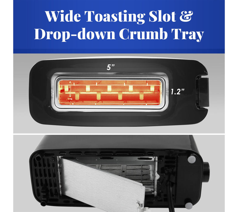 Elite Cuisine Single Slice Toaster w/ Cancel Feature — View 5