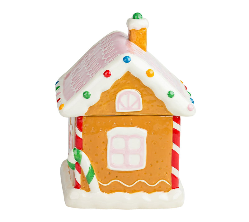 10 Strawberry Street Gingerbread Cottage Canister — View 2