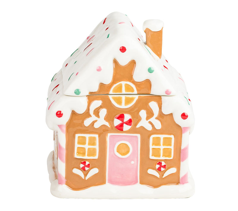10 Strawberry Street Gingerbread Chalet Canister — Main view