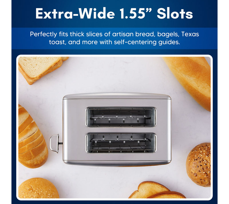 Elite Cuisine SmartToast 2-Slice Toaster with Touch Screen — View 4
