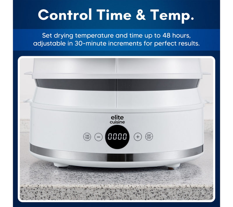 Elite Cuisine 5-Tray Digital Food Dehydrator — View 3