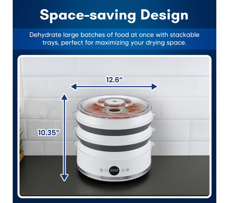 Elite Cuisine 5-Tray Digital Food Dehydrator — View 6