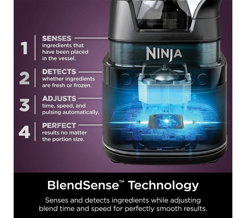Ninja All-in-One Blender & Food Processor w/ BlendSense Tech. — View 2