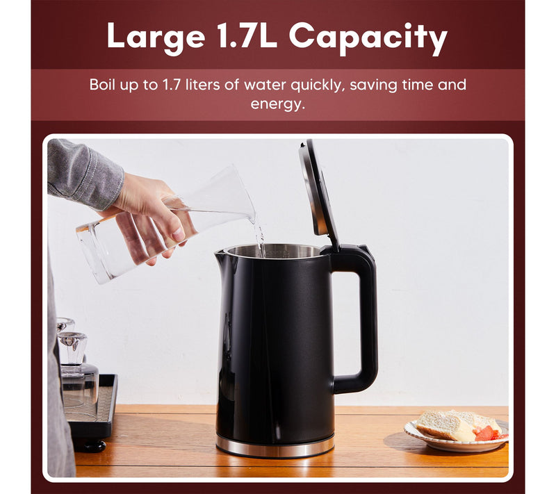 Elite Cuisine 1.7L Cool-touch Electric Kettle — View 2