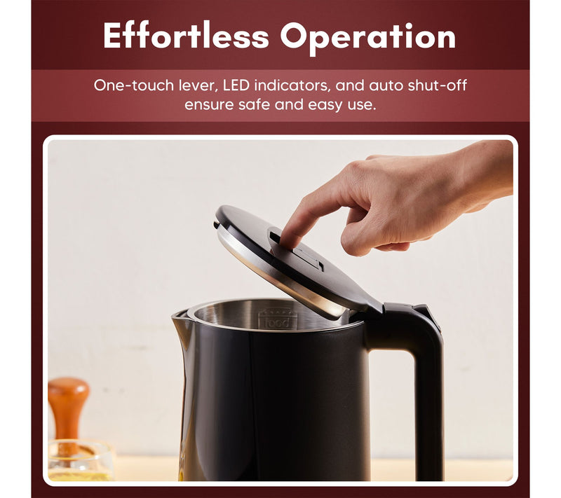Elite Cuisine 1.7L Cool-touch Electric Kettle — View 5
