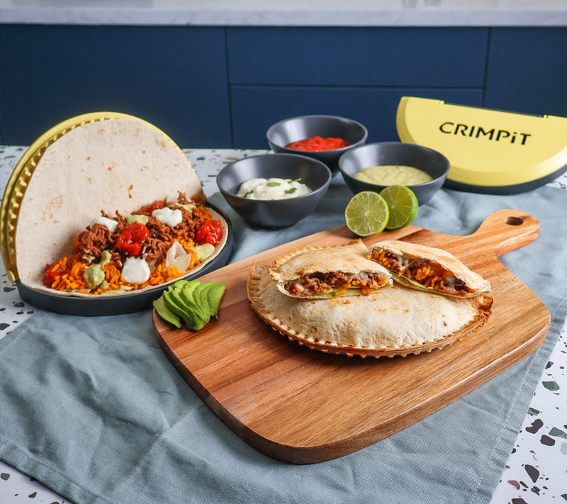CRIMPIT 2-Piece Tortilla Wrap Sealer Set w/ Recipe Booklet — View 5