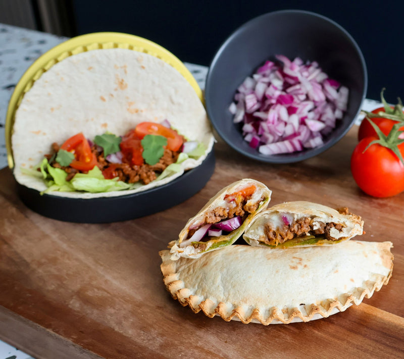 CRIMPIT 2-Piece Tortilla Wrap Sealer Set w/ Recipe Booklet — View 4