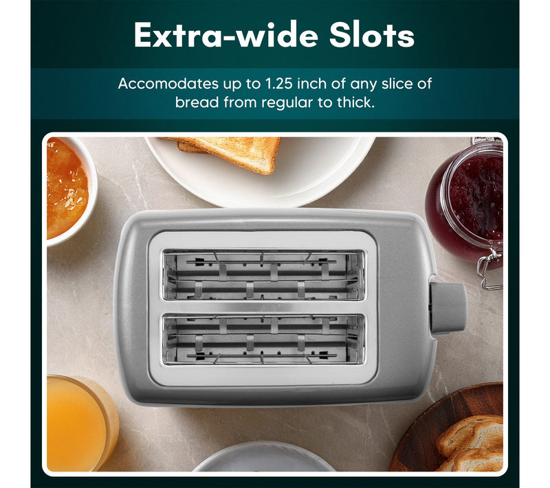 Elite Cuisine 2-Slice Cool-Touch Toaster — View 3