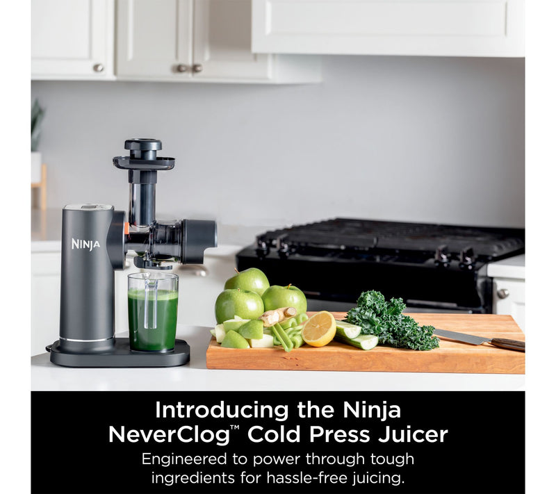 Ninja NeverClog Cold Press Juicer, Powerful Slow Juicer — View 4