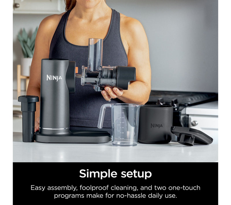 Ninja NeverClog Cold Press Juicer, Powerful Slow Juicer — View 9
