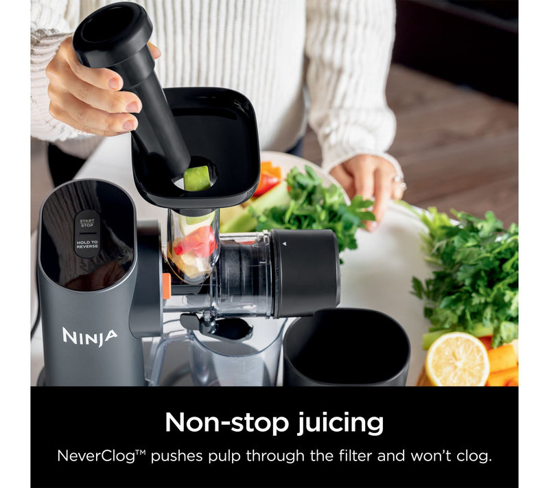 Ninja NeverClog Cold Press Juicer, Powerful Slow Juicer — View 10
