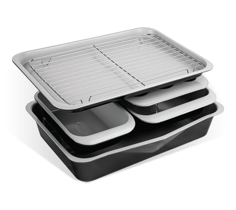 Gotham Steel 6 Piece Stackable Nonstick Bakewar e Set — View 13