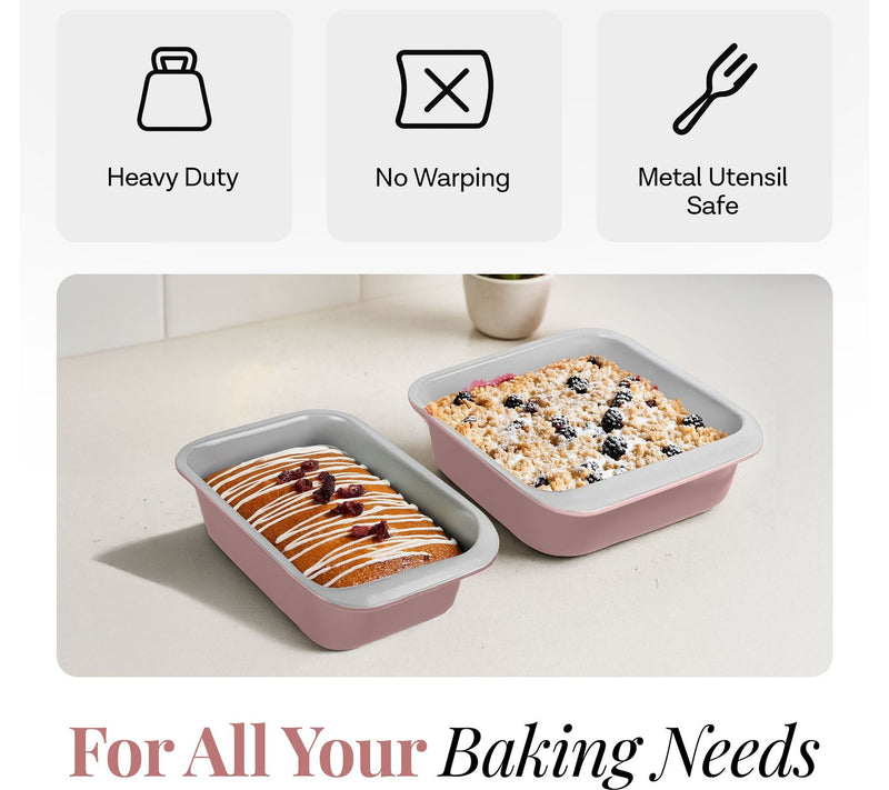 Gotham Steel 6 Piece Stackable Nonstick Bakewar e Set — View 5