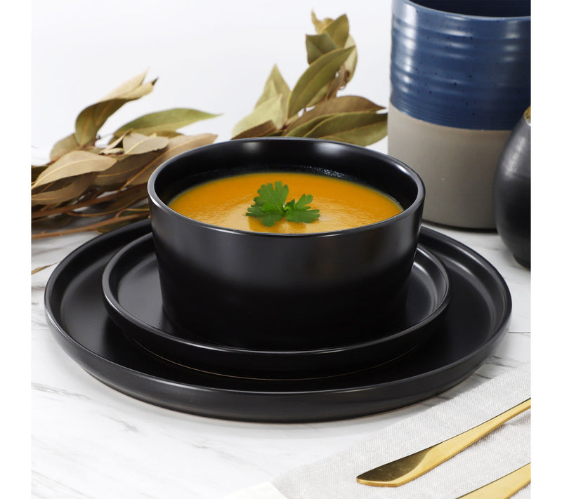 Elama Josh 18 Piece Stoneware Dinnerware Set — View 7