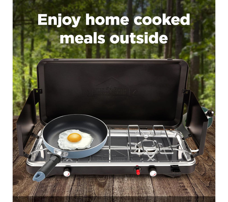 Hike Crew 2-Burner Gas Camping Stove - 20,000 BTU — View 3