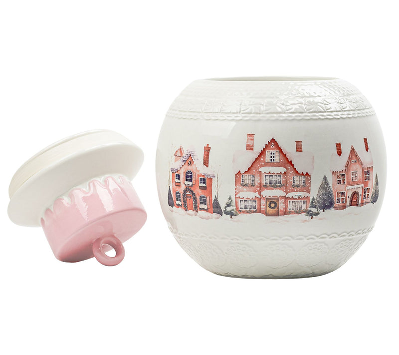 10 Strawberry Street Christmas Ornament Canister — View 3