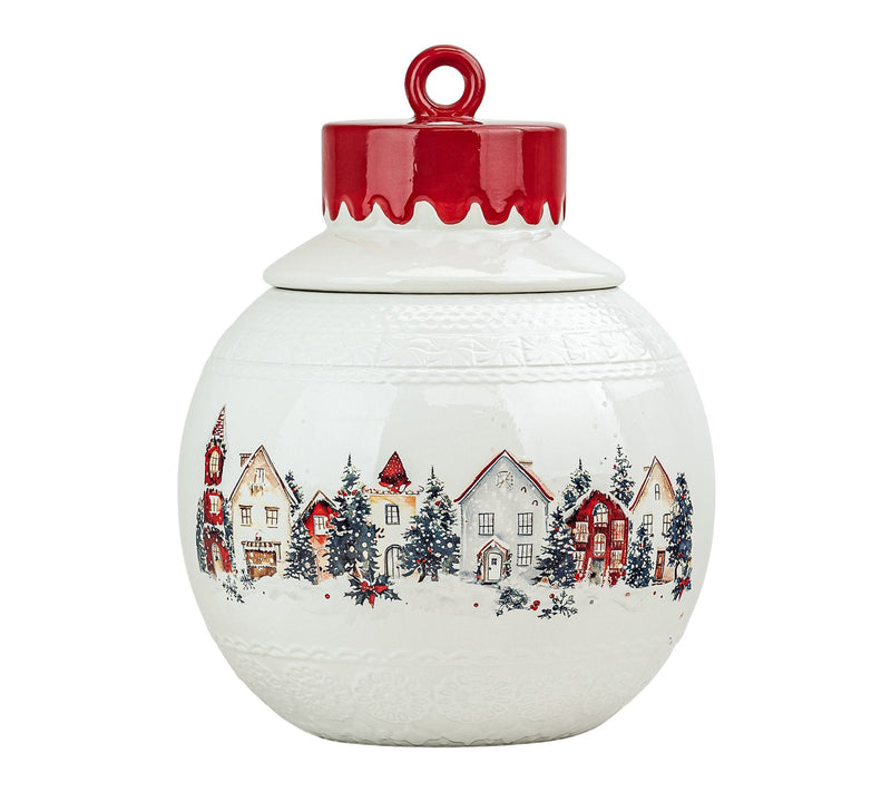10 Strawberry Street Christmas Ornament Canister — View 6