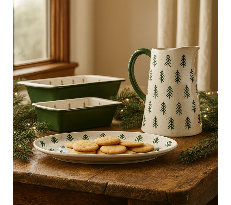 10 Strawberry Street Christmas Tree Rectangle Baker — View 4