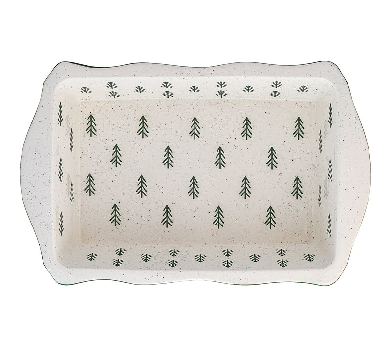10 Strawberry Street Christmas Tree Rectangle Baker — View 3