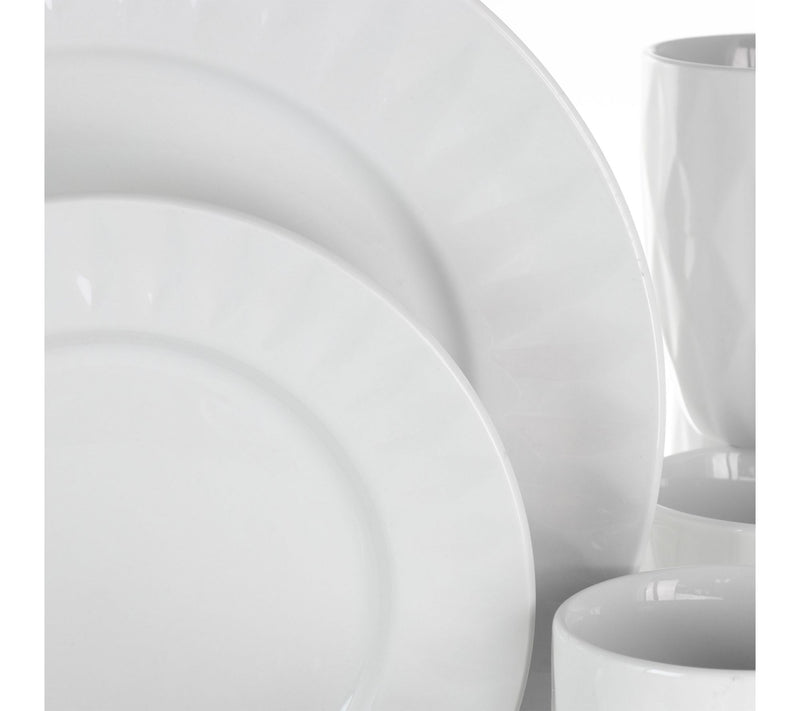 Elama Sienna 18 Piece Porcelain Dinnerware Set — View 7