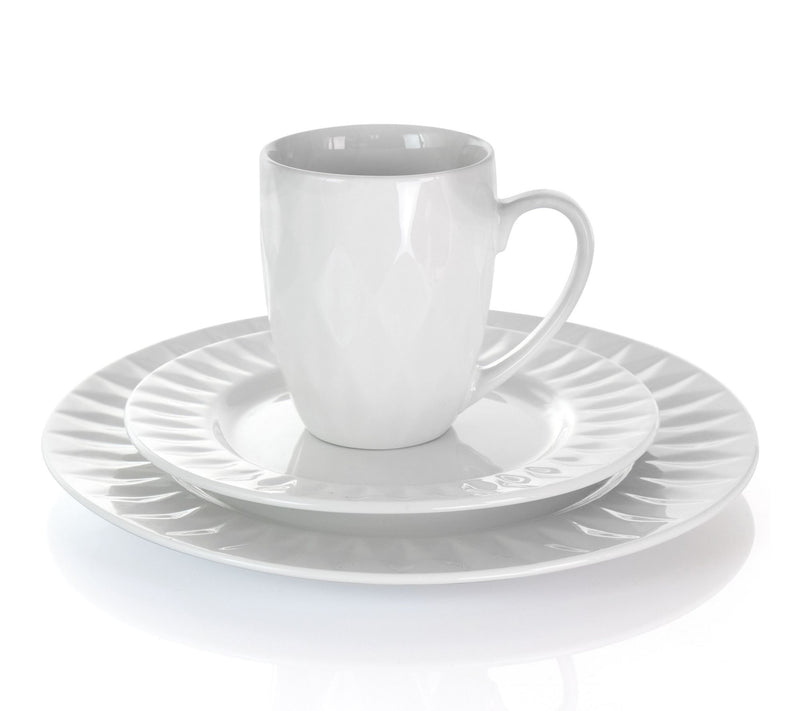 Elama Sienna 18 Piece Porcelain Dinnerware Set — View 3