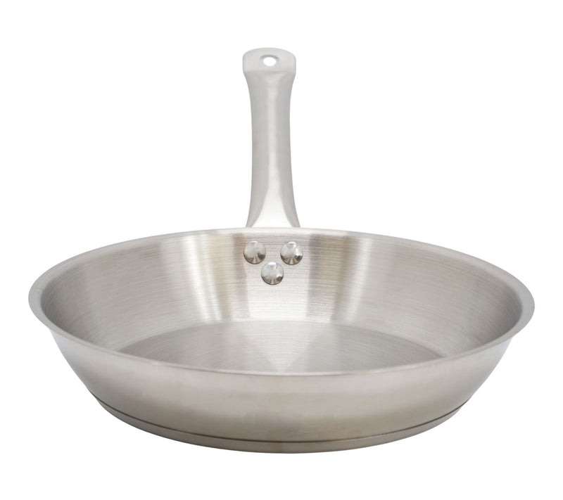 MegaChef  Professional Kitchen 10in Round Fry Pan Silver — View 3