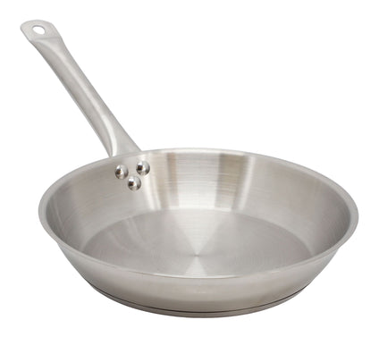 MegaChef  Professional Kitchen 10in Round Fry Pan Silver