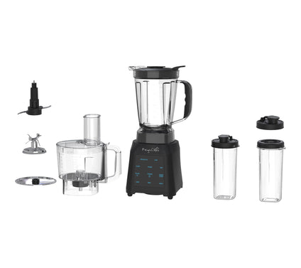 MegaChef 8 Cup Digital Blender with 5 Cup FoodProcessor