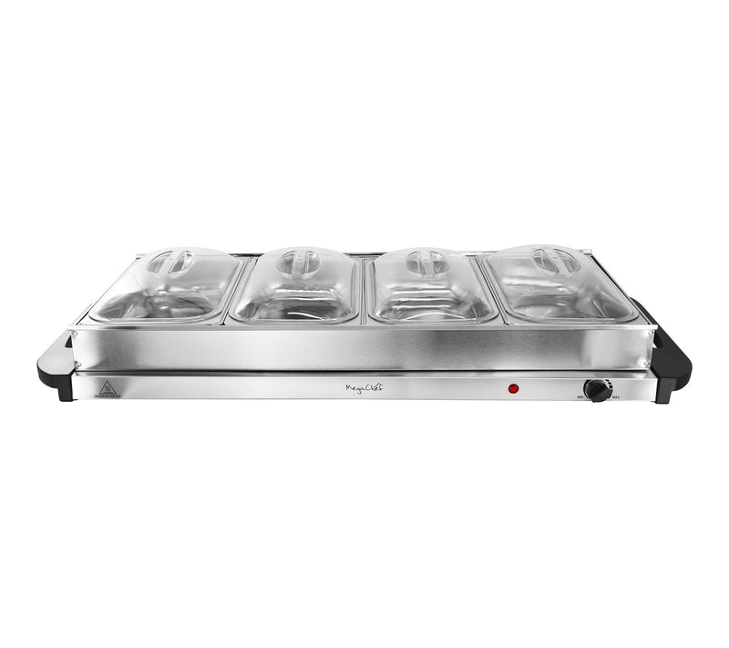 MegaChef 4 Section Buffet Server & Food Warmer — View 2