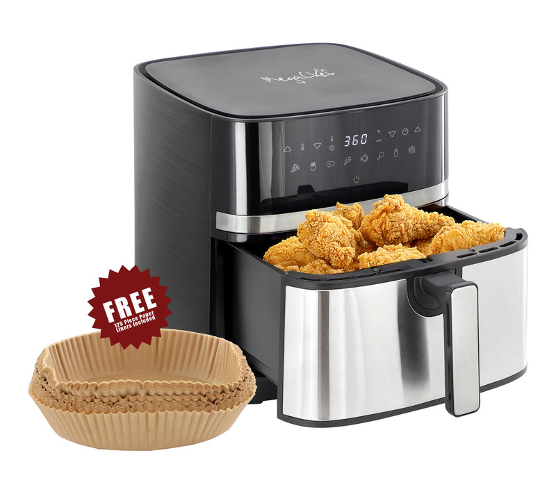MegaChef 8.5 Quart Digital LED Display ElectricAir Fryer — View 10