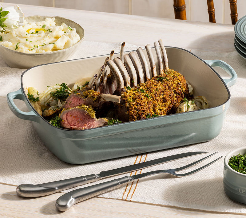 Le Creuset 5.25-qt Signature Enameled Cast- Iron Roaster — View 12