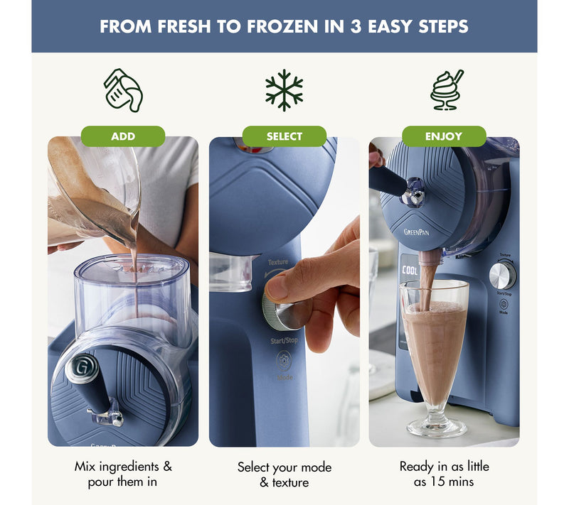 GreenPan Frost 6-in-1 Ice Cream & Frozen Drink Maker — View 9