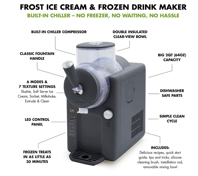 GreenPan Frost 6-in-1 Ice Cream & Frozen Drink Maker — View 14