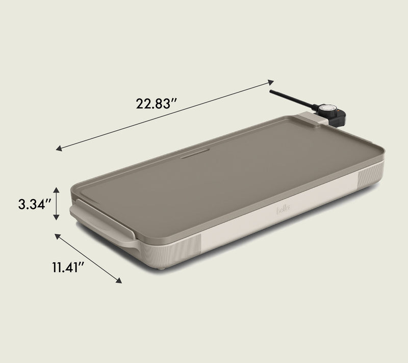 Bella 10x20 Ceramic Griddle — View 7