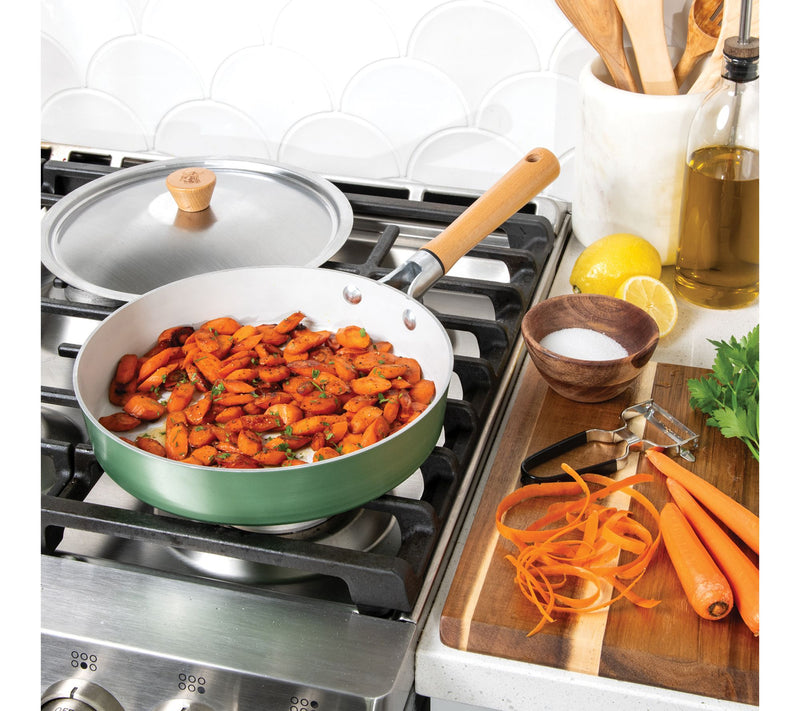 Nordic Ware Cardamom 10" Nonstick Frying Pan with Lid — View 4